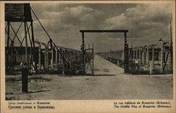 Auschwitz Birkenau Concentration Camp Oświęcim, Poland World War II Postcard Postcard