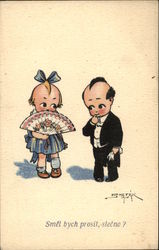 Smel bych prosit, stecno? Children Postcard Postcard