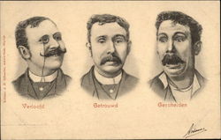 Verloofd - Getrouwd & Gescheiden Men Postcard Postcard