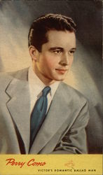 Perry COmo Music Postcard Postcard