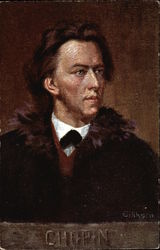 Frédéric François Chopin Portrait Postcard