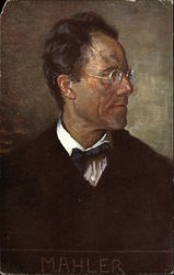 Gustav Mahler Portrait Postcard