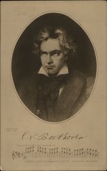 L.V. Beethoven Postcard