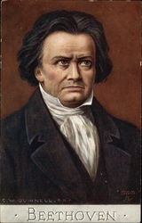 Portrait of Ludwig Van Beethoven Postcard