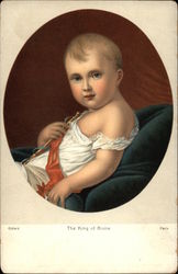 "The King of Rome" - Baby Portrait Postcard