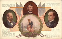 Our Martyred Presidents Postcard Postcard