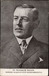 Dr. Woodrow Wilson Postcard