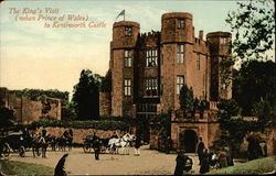 The King's Visit (when Prince of Wales) to Kenilworth Castle Royalty Postcard Postcard