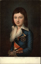 Bildnis Louis XVII - as a Young Boy Postcard