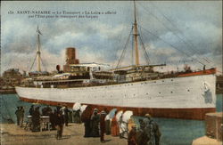 "Saint-Nazaire" - Transport Ship Postcard