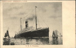 Holland-America Line T.S.S. Potsdam Cruise Ships Postcard Postcard