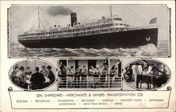 Traveling By Ship Boats, Ships Postcard Postcard