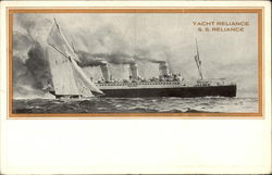 Yacht Reliance - S.S.Reliance Postcard