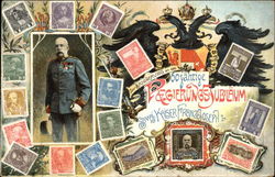 Franz Joseph I of Austria Stamps Postcard