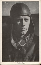 The Lone Eagle - Charles Lindbergh Postcard