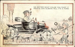 Ford Automobile Advertisement Advertising Cobb X Shinn Postcard Postcard