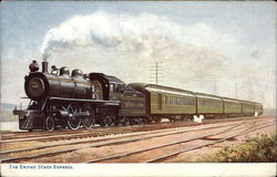 The Empire State Express Railroad (Scenic) Postcard Postcard