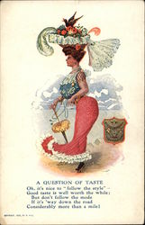 A Question of Taste Postcard