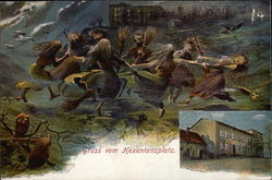 Witches Dance - Gruss vom Hexentanzplatz Germany Postcard Postcard