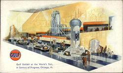 Gulf Exhibit at the World's Fair A Century of Progress, Chicago, Ill 1933 Chicago World Fair Postcard Postcard