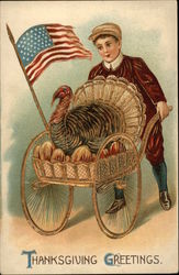 Thanksgiving Greetings Postcard