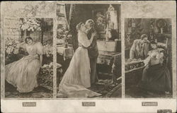 Stages Of Romance Postcard