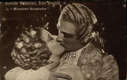 Rodolfo Valentino, Bebe Daniels, Monsieur Beaucaire Postcard