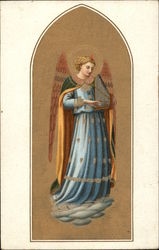 "Angel Playing the Organ" Postcard