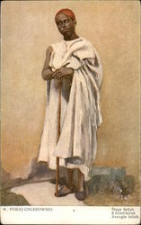 A Blind Man Standing Postcard