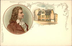 Friedrich von Schiller Music Postcard Postcard