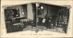 Gruss vom Cafe Holsten-Hof in Neumunster Postcard