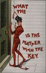 What the Devil is the Matter With the Key? Postcard