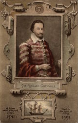 Sir Richard Grenville Postcard