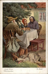 Rotkäppchen, Brüder Grimm (Little Red Riding Hood, Brothers Grimm) Postcard