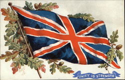 Union Jack, Flag of Great Britain Postcard