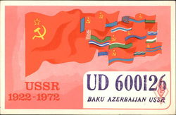 USSR Radio Card QSL & Ham Radio Postcard Postcard