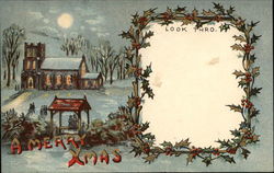 A Merry Xman Christmas Postcard Postcard