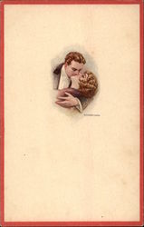 Couple Kissing Couples Postcard Postcard