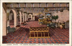 Lounge, Aragon, "The Wonder Ballroom" - 1100 Lawrence Avenue Chicago, IL Postcard Postcard