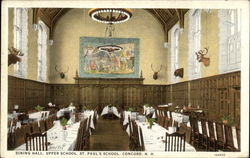 St. Paul's School - Upper School, Dining Hall Postcard