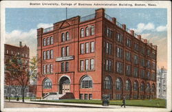 Boston University, College of Business Administration Building Massachusetts Postcard Postcard