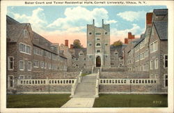 Baker Court & Tower Residential Halls, Cornell University Ithaca, NY Postcard Postcard