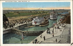 Navigation Canal New Orleans, LA Postcard Postcard