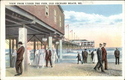 View from Under the Pier Postcard