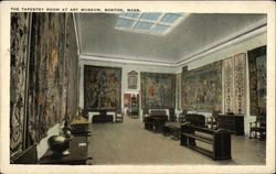 The Tapestry Room at Art Museum Boston, MA Postcard Postcard