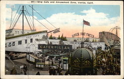 Ship Cafe and Amusement Zone Postcard