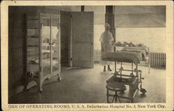 Debarkation Hospital No.3 - Operating Room Postcard