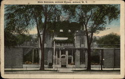 Main Entrance of the Auburn Prison Postcard