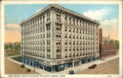 New Omaha Grain Exchange Building Postcard