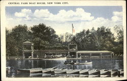 Central Park Boat House New York, NY Postcard Postcard